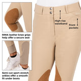 Pantalon d'équitation taille haute Elation Platinum Chelsea