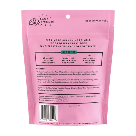Bocce's Bakery Holiday Feast Dog Treats 6 Oz