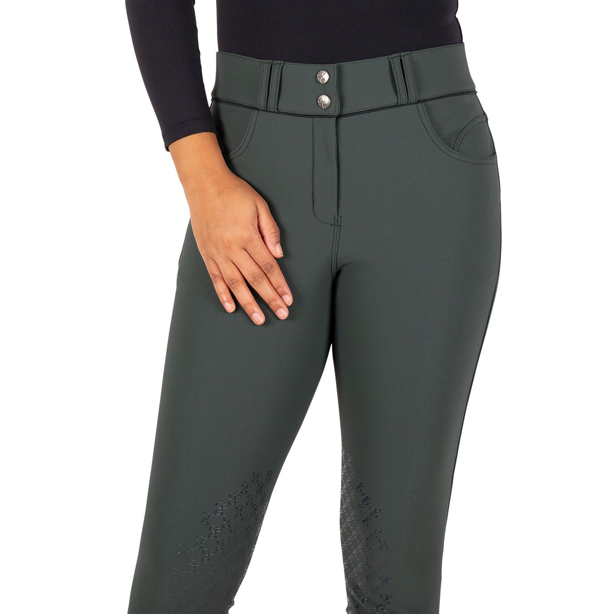 Pantalon d'équitation taille haute Elation Platinum Brooklyn