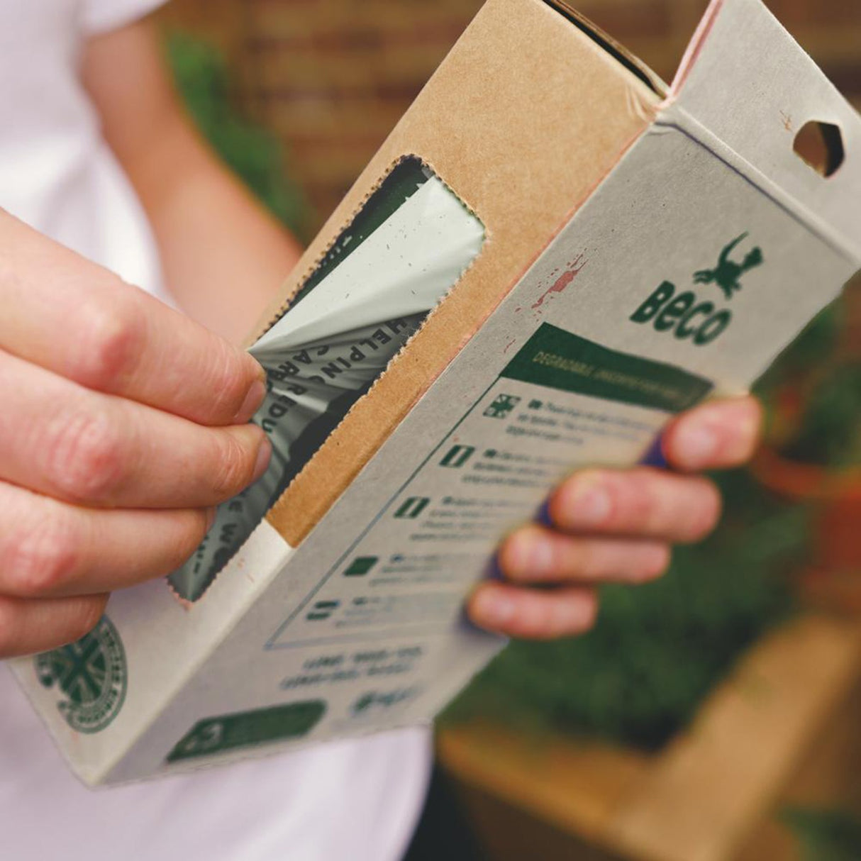 Beco Compostable Unscented Poop Bags W- Handle - Pack of 96