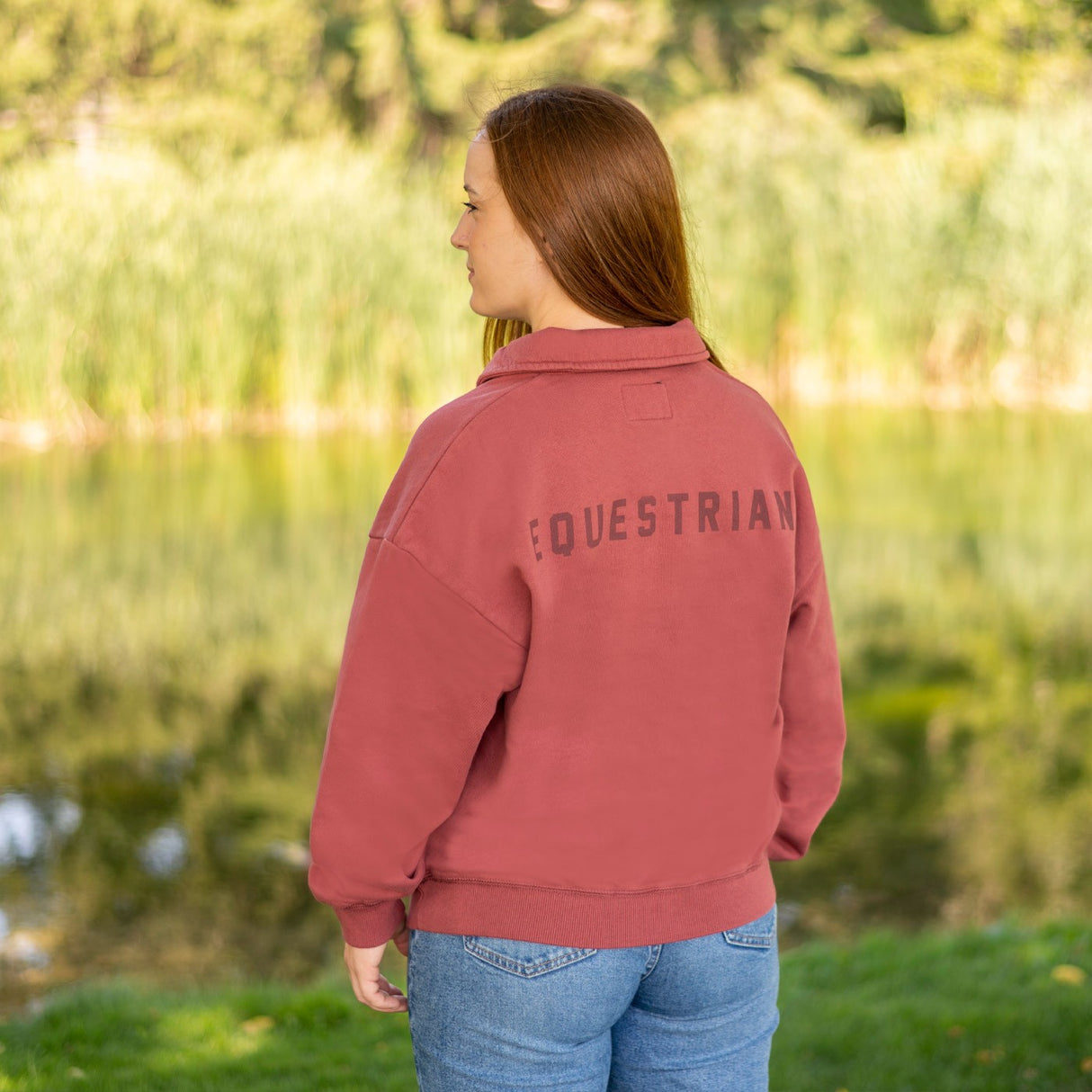 Roots Equestrian Relaxed Polo Sweatshirt