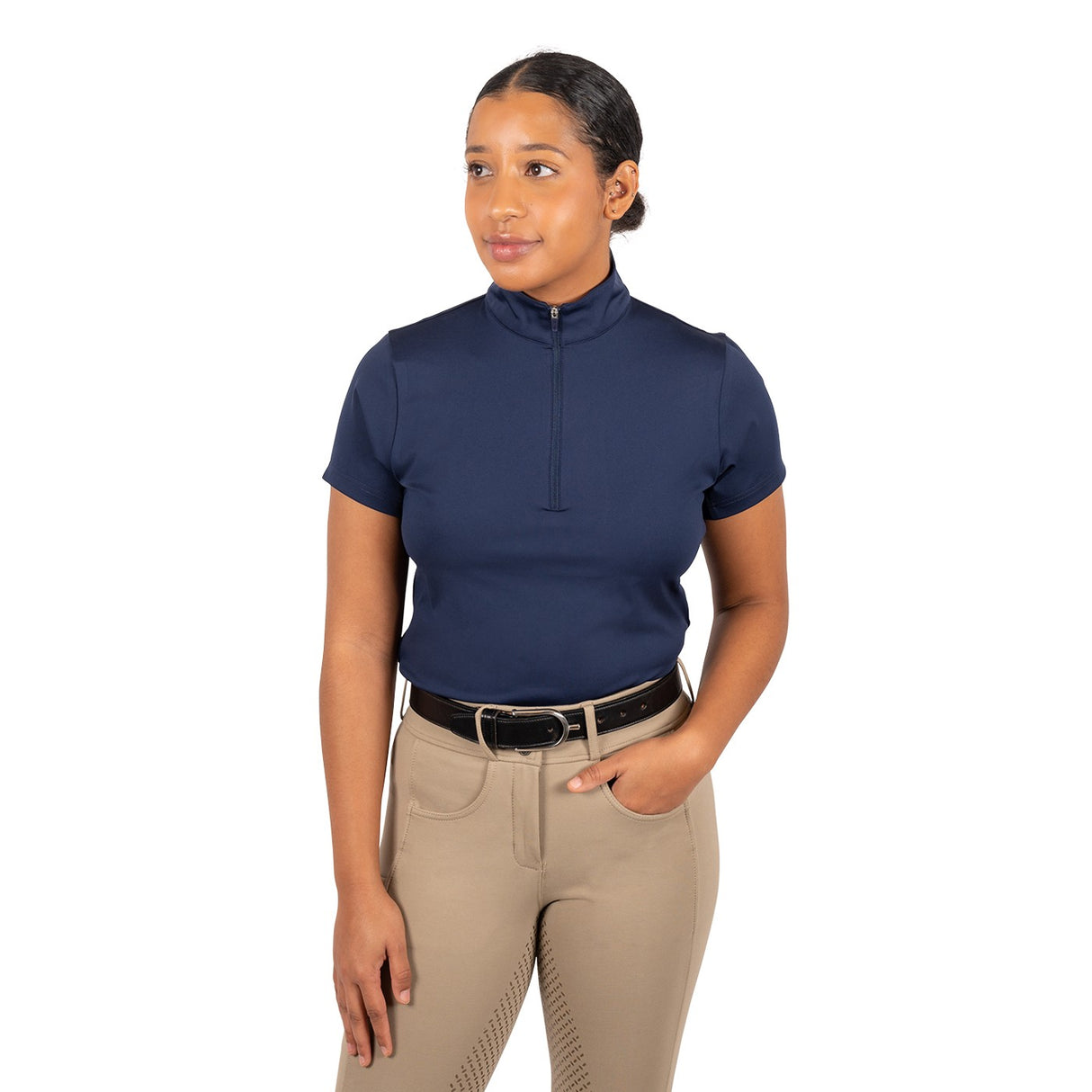 TemTeq Belize Technical Quarter Zip Short Sleeve