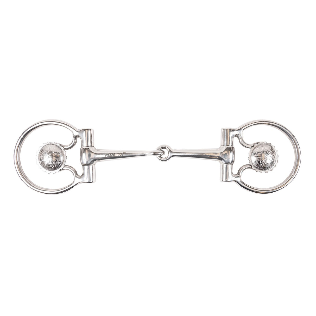 Metalab Offset Dee Ring Bit W- Engraved Concho