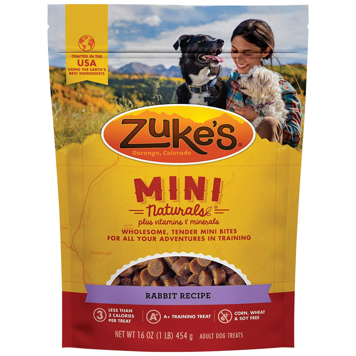 Zuke's Mini Naturals Wild Rabbit Dog Treat 16 Oz