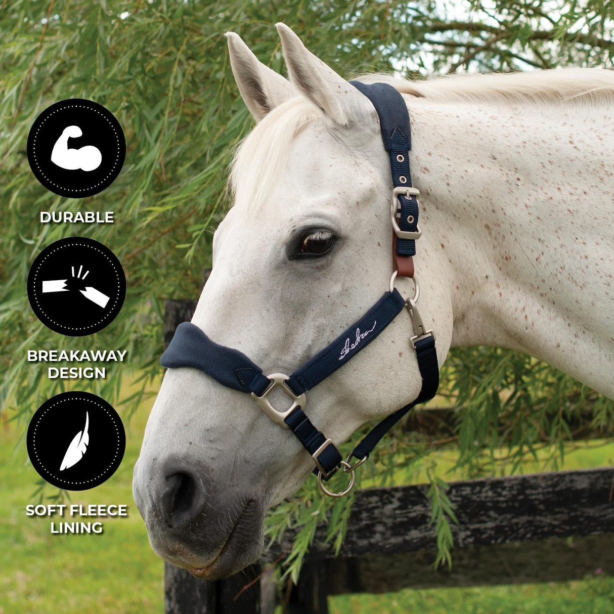 Shedrow Breakaway Halter W - Polaire