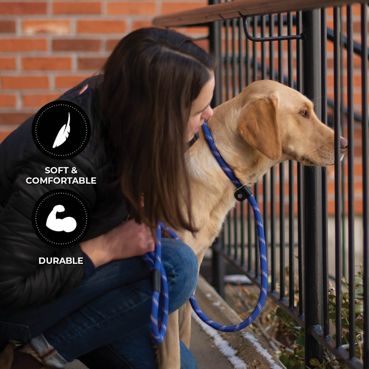 Laisse coulissante en corde Shedrow K9 Camino