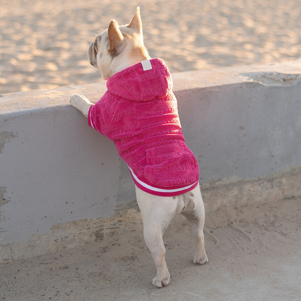Canada Pooch Beach Bum Serviette à capuche