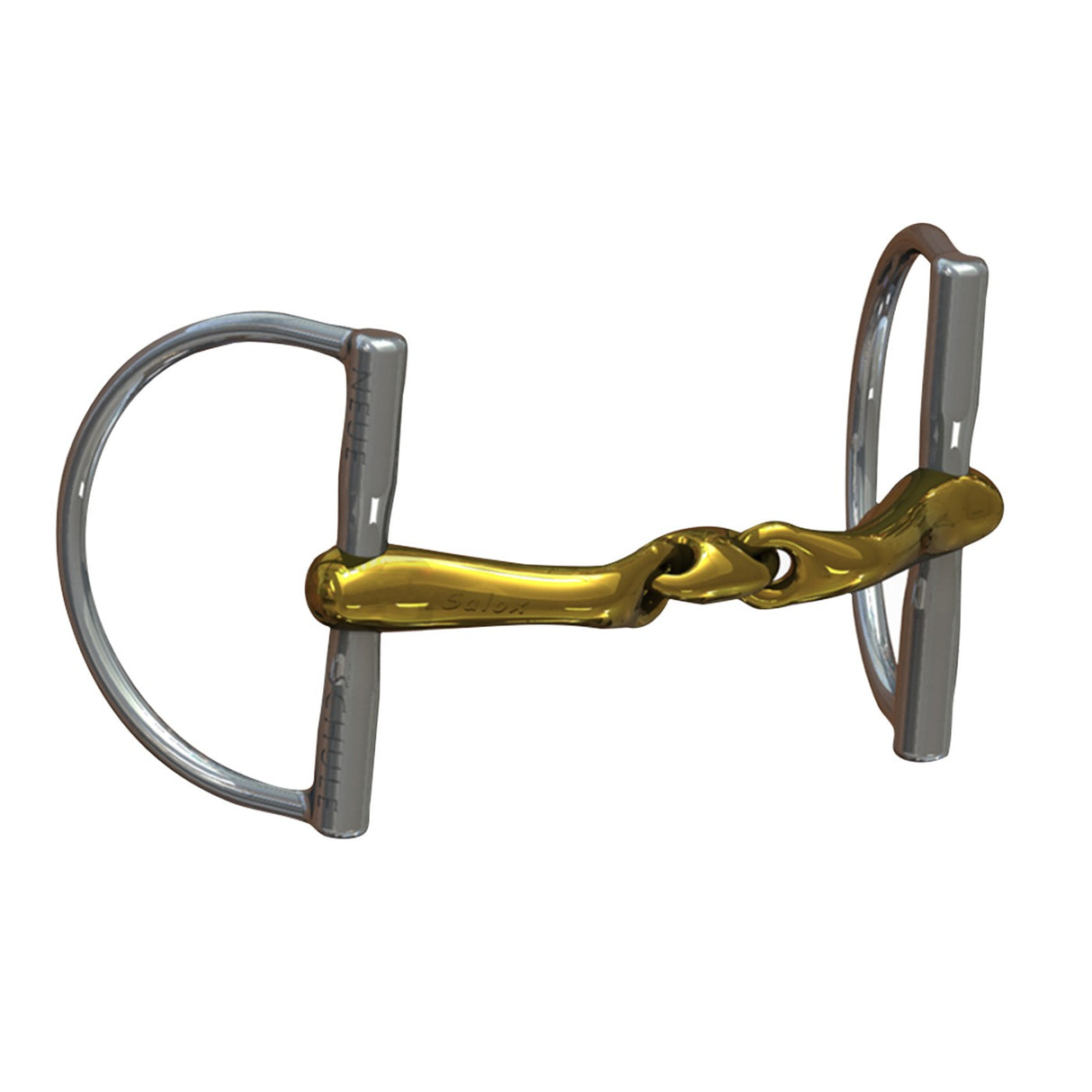 Neue Schule Hunter Dee Verbindend Snaffle Bit - 16 mm