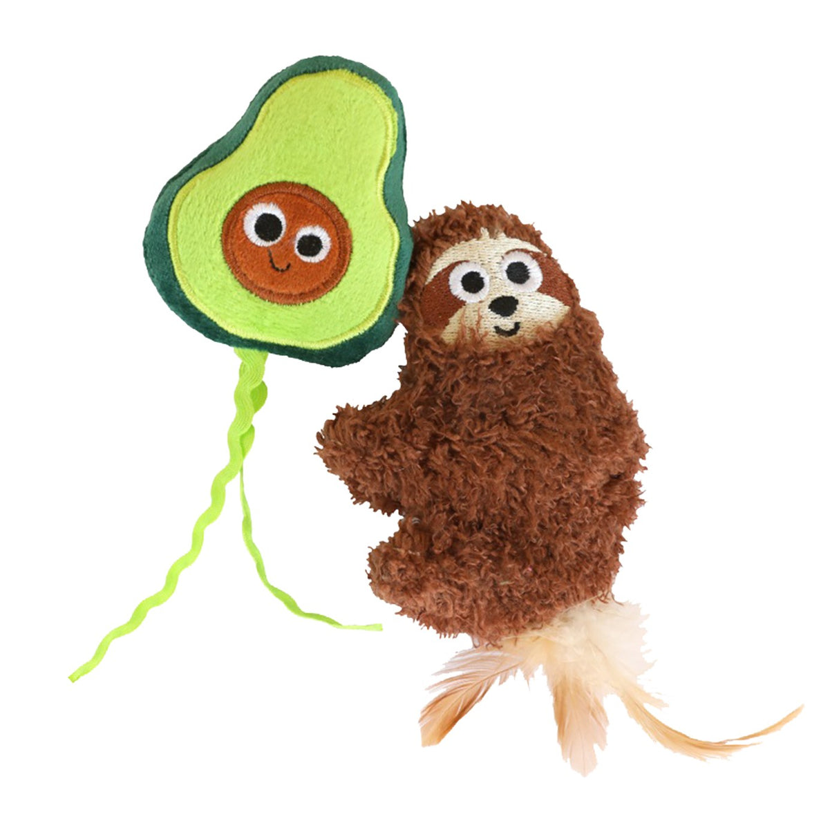 Mad Cat Sloth-O-Cado Cat Toy