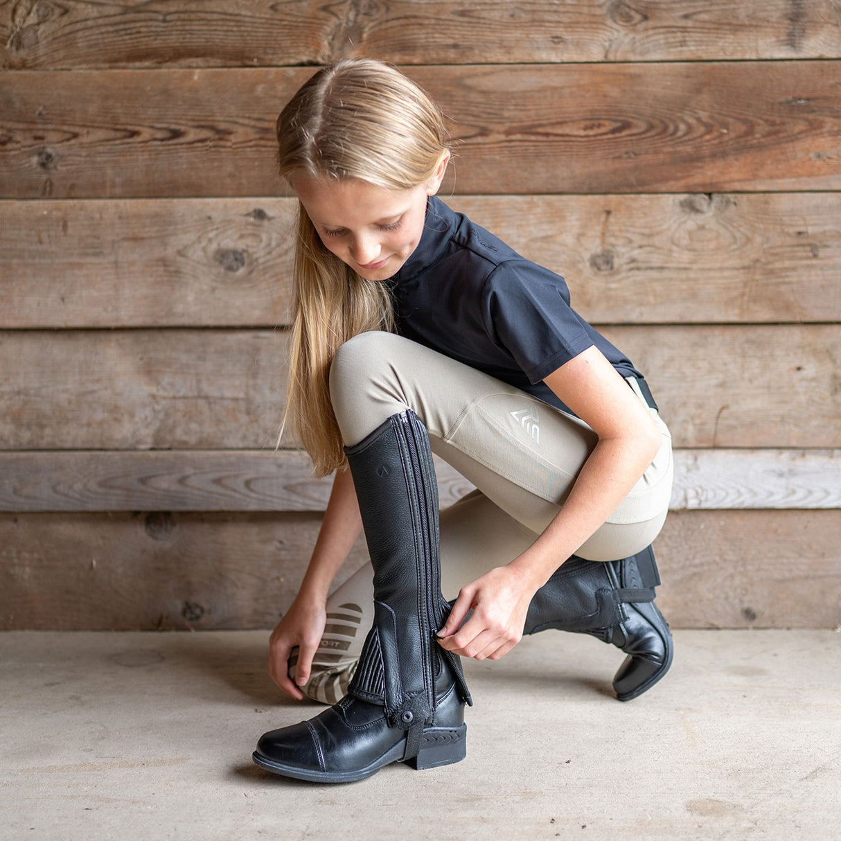 Mini-chaps en cuir FitMe Aspire de Auken - Enfants