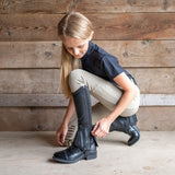 Mini-chaps en cuir FitMe Aspire de Auken - Enfants