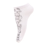 Living Royal Woodland Animal Coloring Ankle Socks