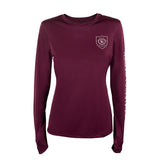 T-shirt durable à manches longues avec logo Asmar Equestrian