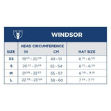 Tipperary Windsor Traditional Brim Helmet - Matte Black Chrome Trim