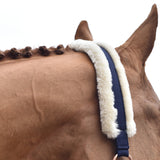 Shedrow Rose Gold Sheepskin Lined Halter