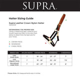 Supra Nylon Halter W- Leather Crown
