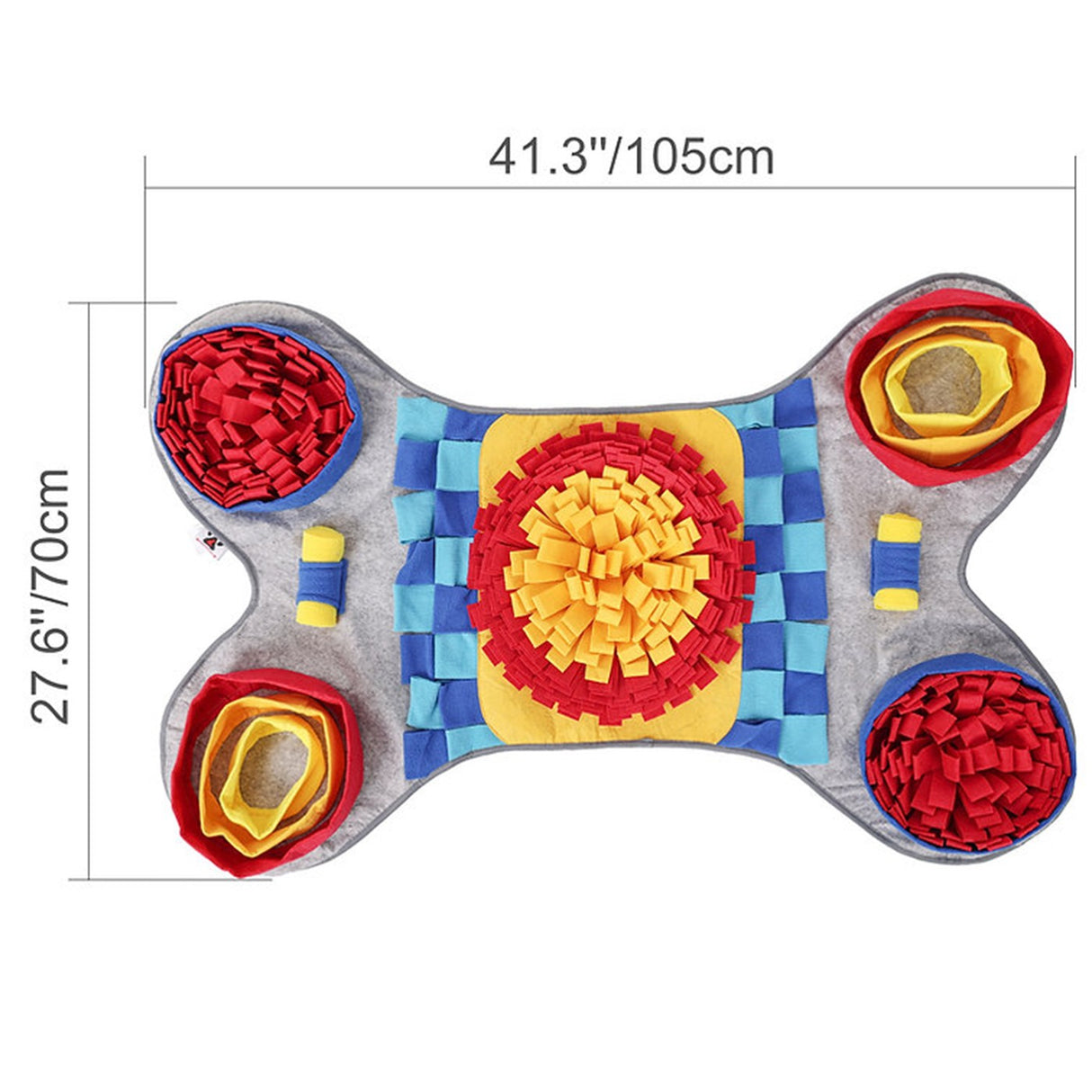PawzNDogz Snuffle Mat - Challenger Bone - Niveau 4