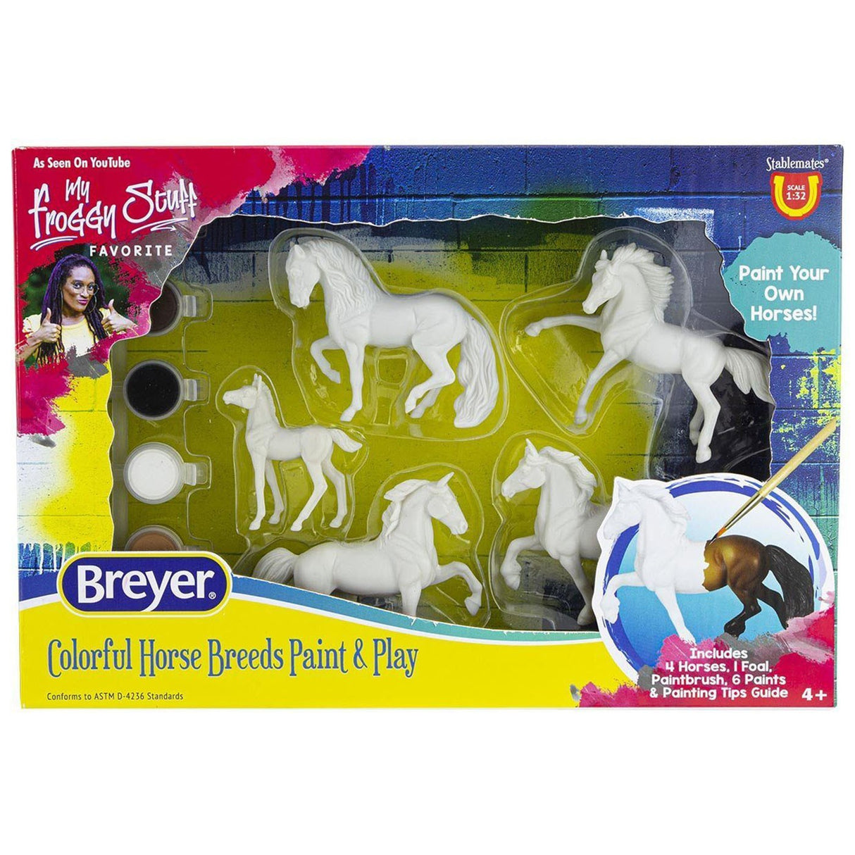 Breyer Horse Crazy Breeds Peinture et jeu