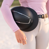Tipperary Windsor Wide Brim MIPS Helmet - Croco & Smoked Chrome Trim