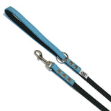 Buddy Belt Accent Leather & Nylon Leash 1-2 In. x 4 Ft.