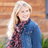 EQL by Kerrits Black Poppy Rein Wrap It Up Scarf