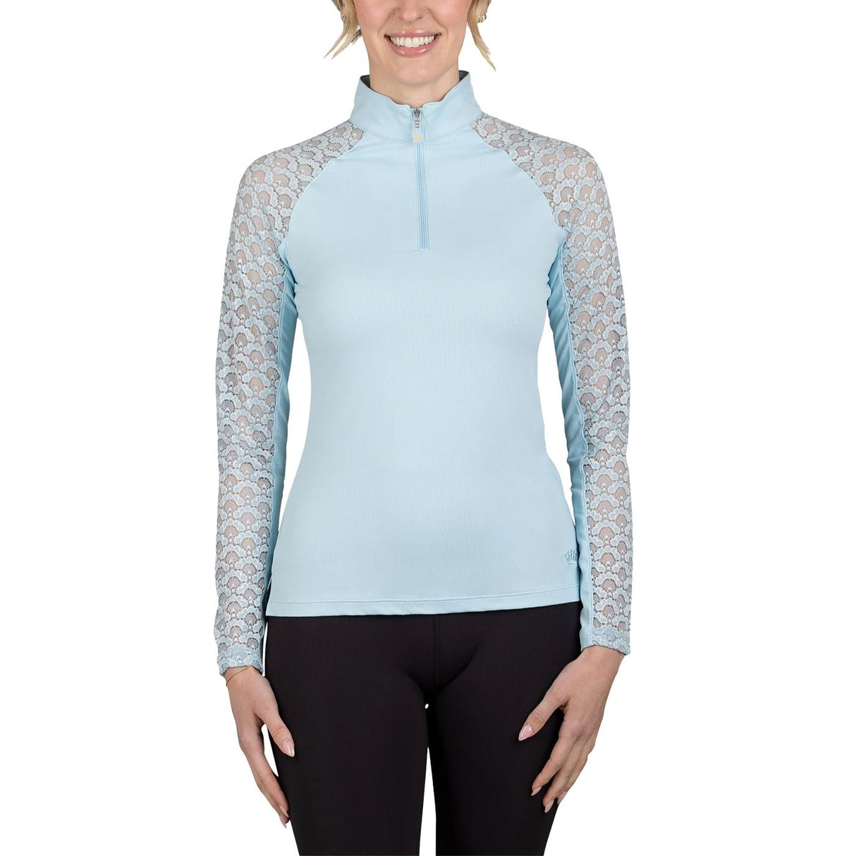 Kastel Denmark Long Sleeve Lace Trim Shirt