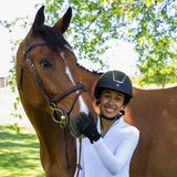 Tipperary Windsor Wide Brim MIPS Helmet - Croco & Smoked Chrome Trim