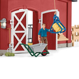 Grange rouge de la ferme Schleich