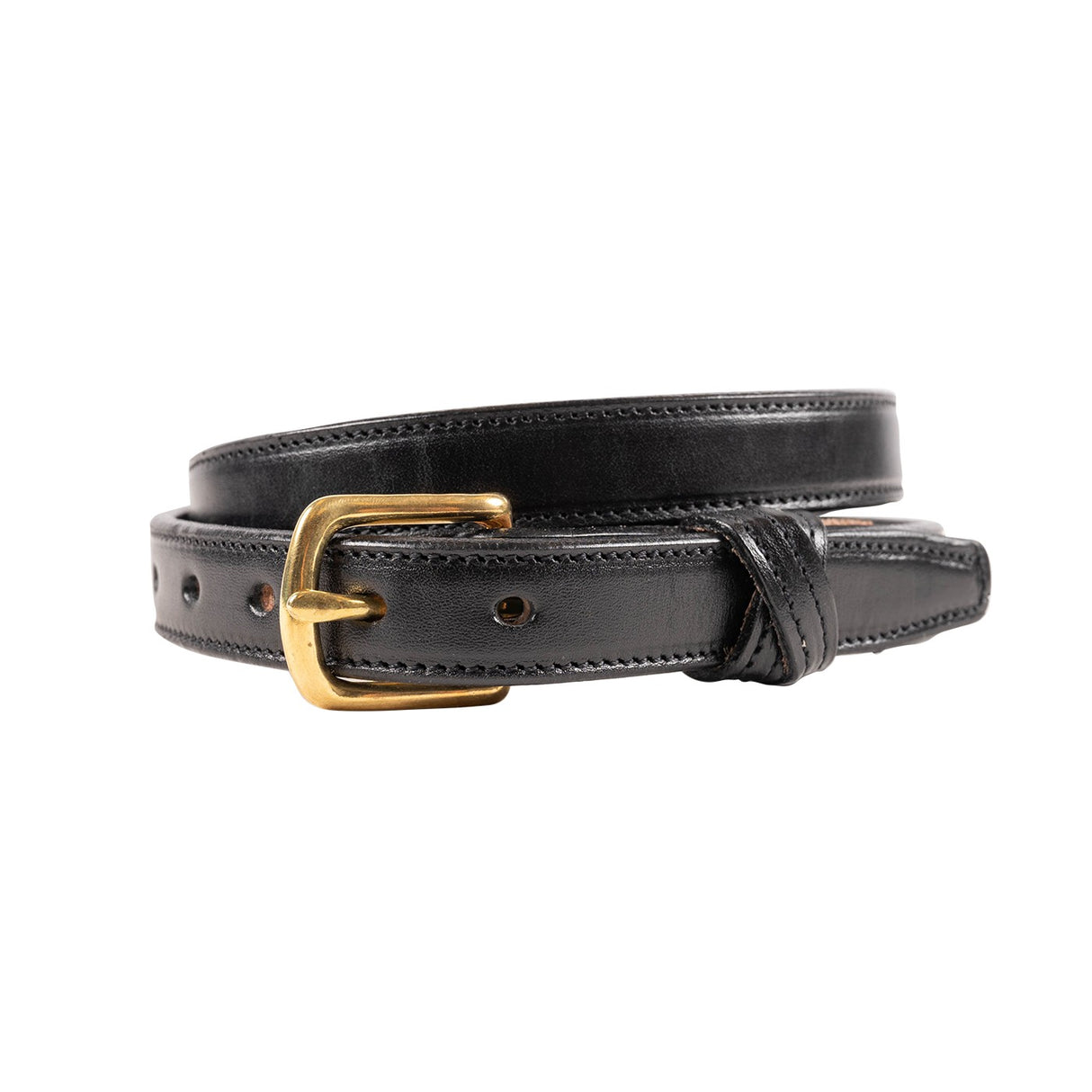 Ceinture surélevée en cuir Tory avec passants croisés