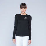 T-shirt durable à manches longues avec logo Asmar Equestrian