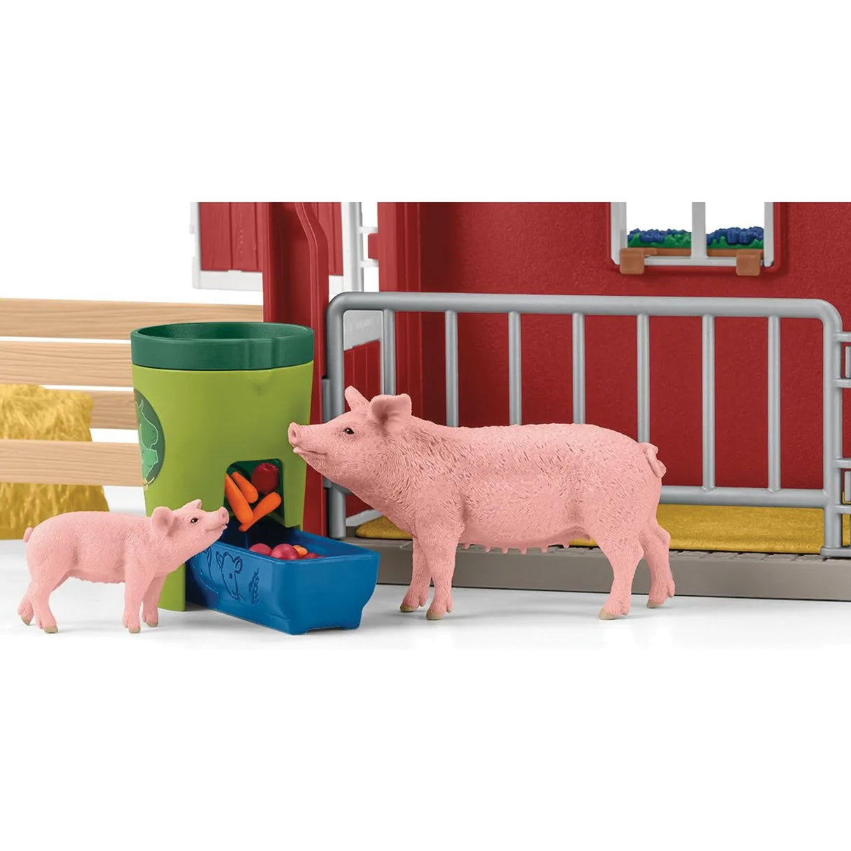 Grange rouge de la ferme Schleich