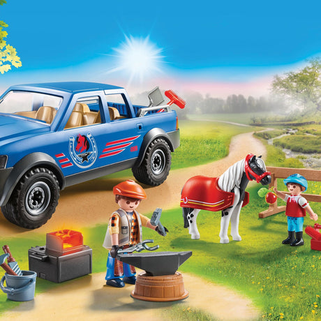 Playmobil Pony Yard II Mobile Farrier