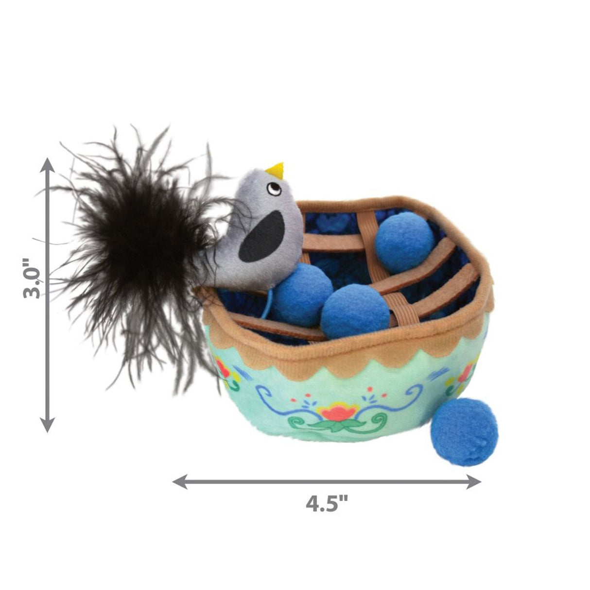 Kong Cat Puzzlements Pie W- Bird & Blueberries