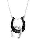 Kelly Herd Interlocking Double Horseshoe Pendant