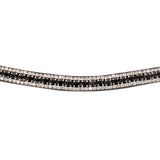 Val du Bois Shaped Black & White Crystal Browband