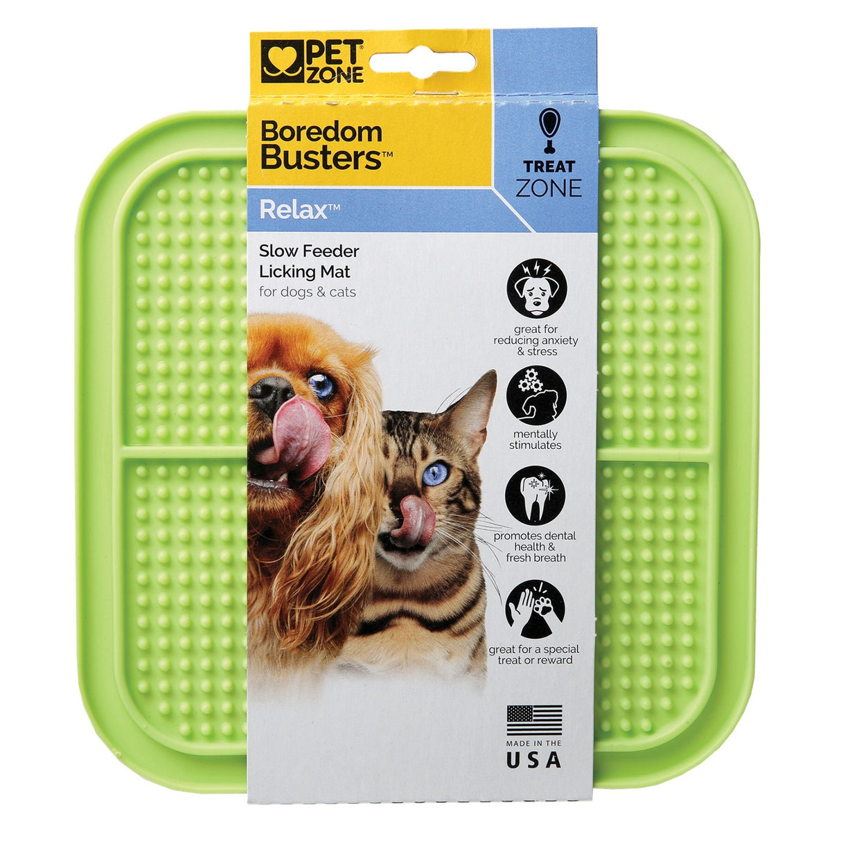 Boredom Busterz Green Relax Lick Mat