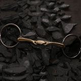 Neue Schule Loose Ring Turtle Top Flex Snaffle Bit - 16 mm