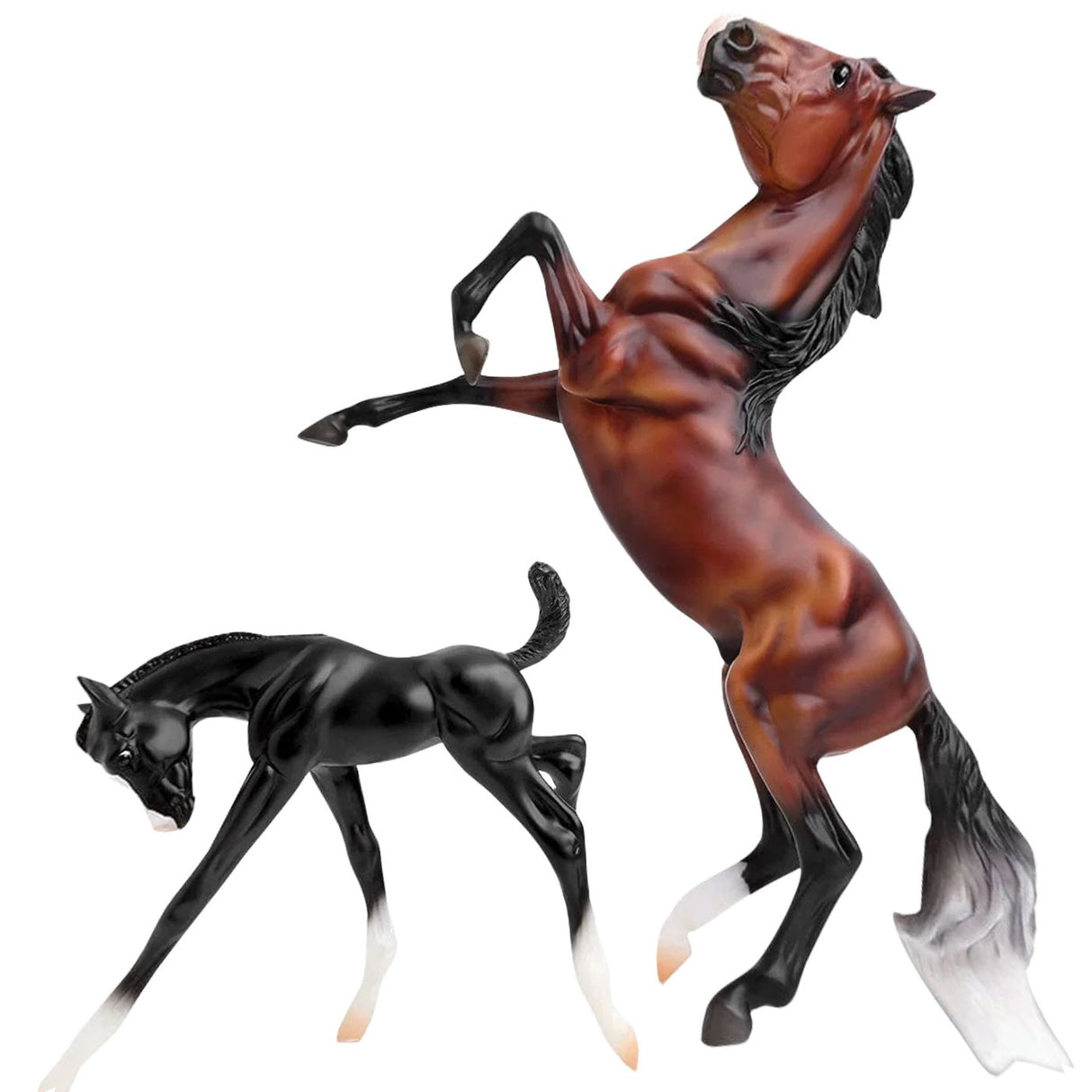 Ensemble cheval et poulain Breyer Stablemates Wild &amp; Free