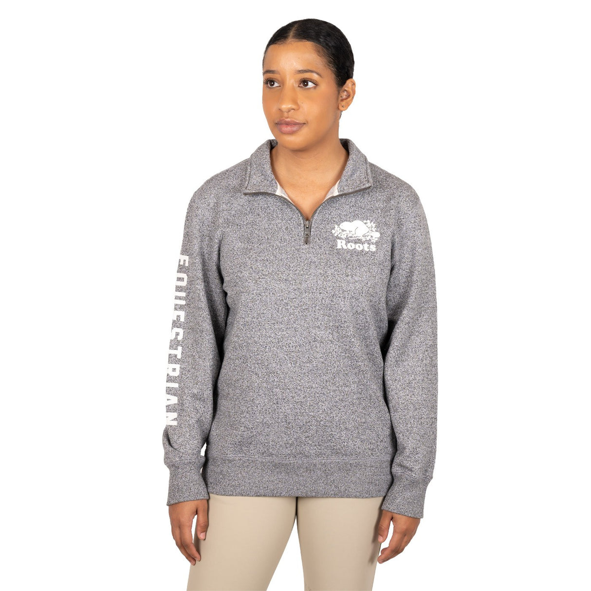 Roots Equestrian Stein Zip Gender Free Sweatshirt