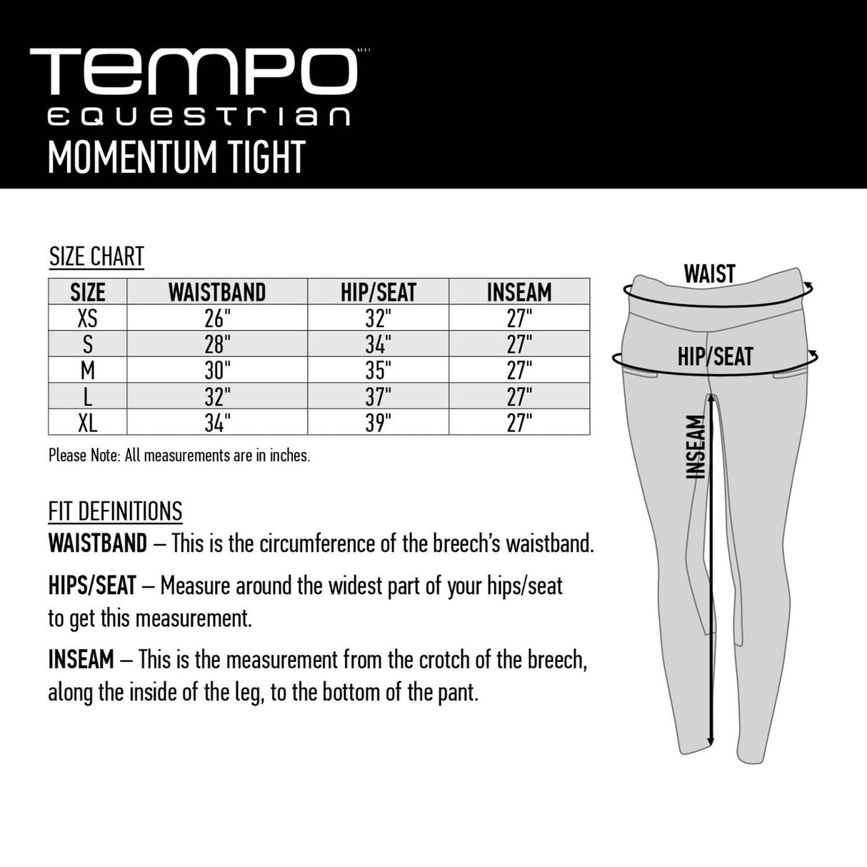 Tempo Equestrian Momentum Tight