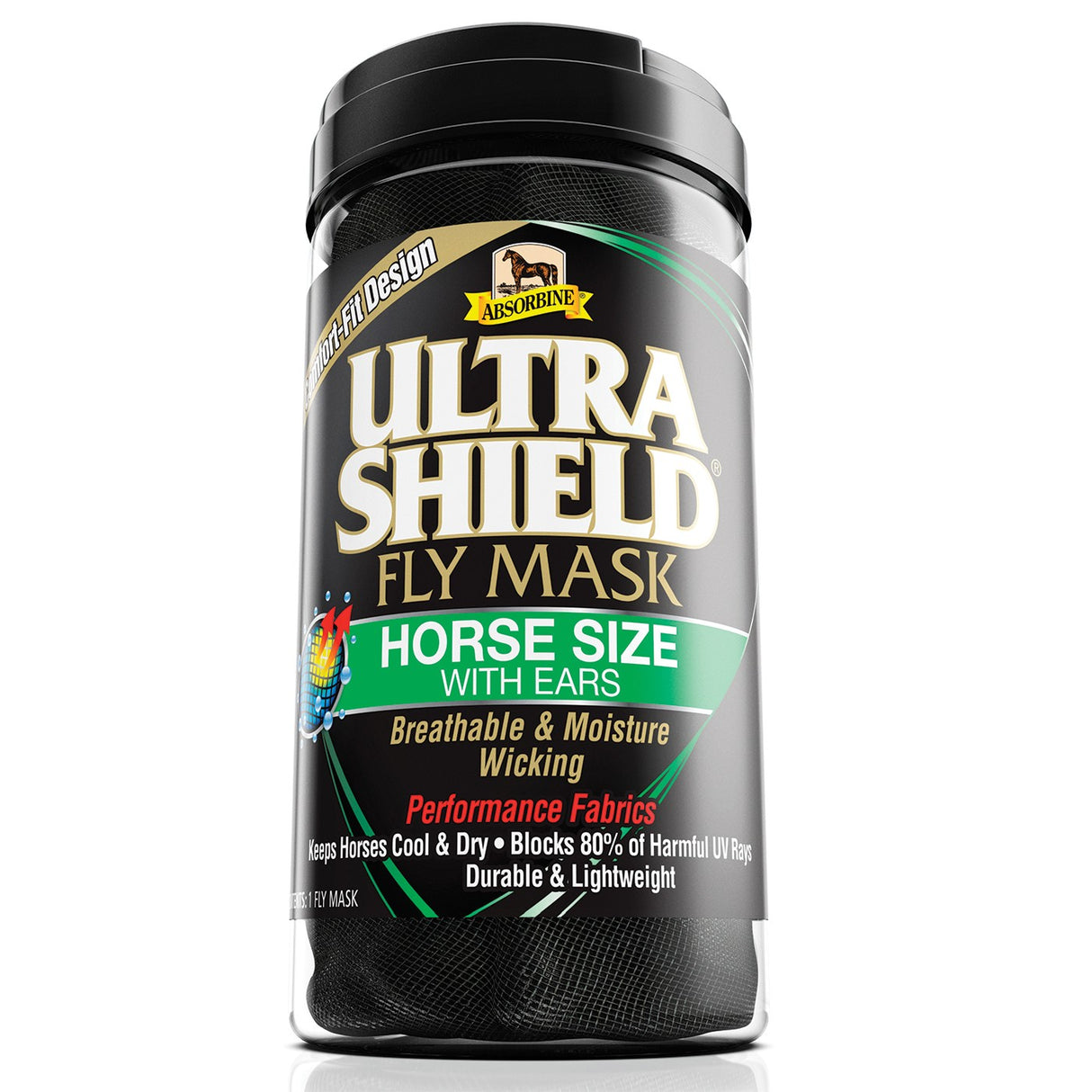 Absorbine Ultrashield Fly Mask W- Ears