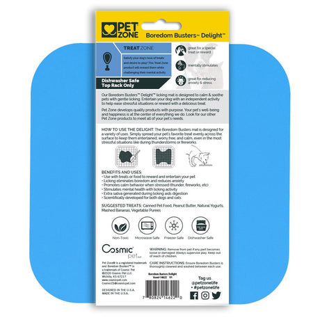 Boredom Busterz Blue Delight Lick Mat