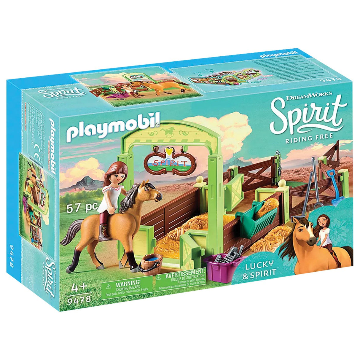 Playmobil Spirit Lucky & Spirit W- Horse Stall