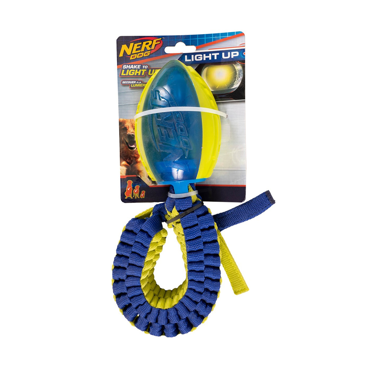 Nerf Dog LED Nitro Football W- Tail