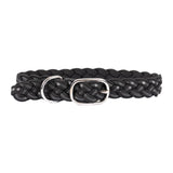 Shedrow K9 Rideau Corde tressée et collier en cuir