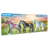 Playmobil Cours d'équitation Trio de Chevaux