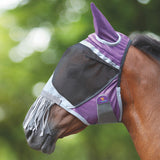 Shires Fine Mesh Fly Mask W- Ears & Nose Fringe