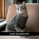Shedrow K9 Brentwood Cable Knit Dog Sweater