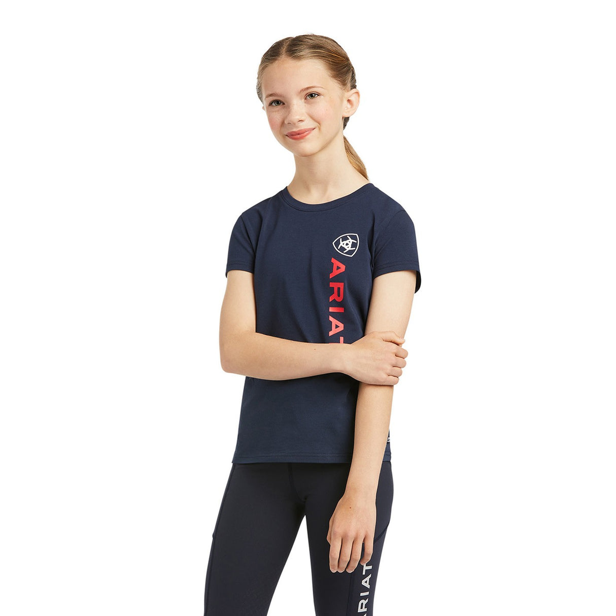 T-shirt à logo vertical Ariat - Enfants