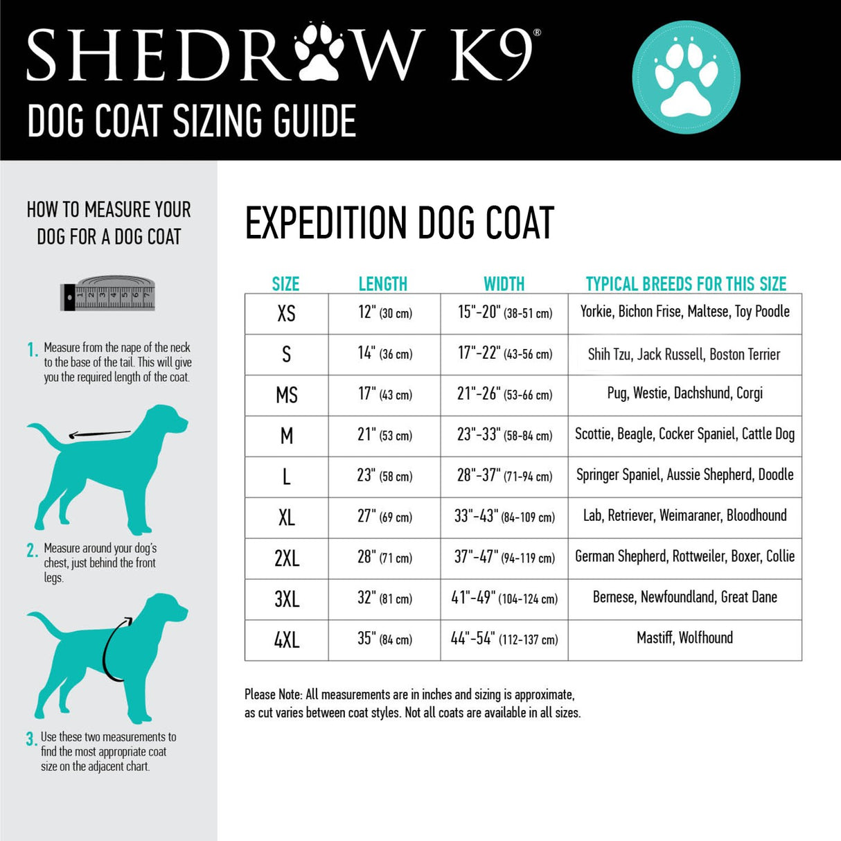 Shedrow K9 Expedition Dog Coat